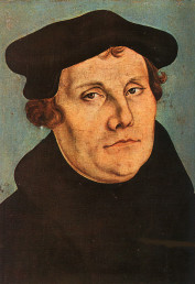 Martin Luther. Porträt von 1529, Lucas Cranach der Ältere