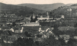 Schmalkalden mit Blick auf Schloss Wilhelmsburg um 1900