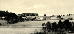 Löhma, Blick auf das Rittergut, um 1905