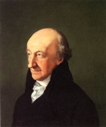 Porträt Christoph Martin Wieland, Gemälde von Ferdinand Carl Christian Jagemann, 1805