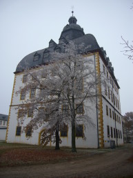 Bibliotheksturm auf Schloß Friedenstein in Gotha