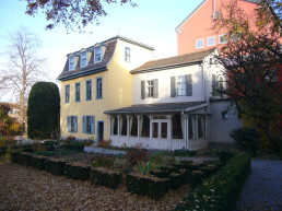Schiller-Gartenhaus in Jena, Gartenansicht