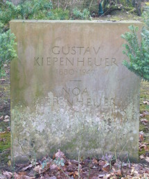 Grab von Gustav Kiepenheuer