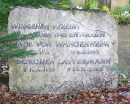 Grab von Inge von Wangenheim