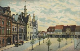 Ansicht von Arnstadt um 1900