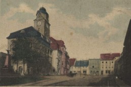 Blick auf den Markt, um 1900