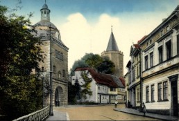 Ansicht von Mühlhausen, um 1920