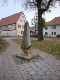 Wandersleben, Blick auf die Menantes-Gedenkstätte