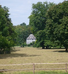 Blick zum Goethe-Gartenhaus