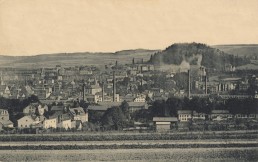 Ansicht von Pößneck 1917