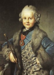 Porträt von Carl August von Sachsen-Weimar-Heisenach, Johrann Georg Ziesenis, 1769