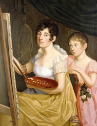 Johanna Schopenhauer mit ihrer Tochter Adele