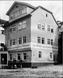 Gasthaus zum weißen Schwan, Fotograf unbekannt, um 1925
