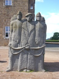 Müntzer-Denkmal auf der Wasserburg Heldrungen