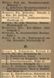 Adreßbuch für die Großherzogliche Haupt- und Residenzstadt Weimar 1876