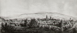 Blick auf Heiligenstadt um 1858