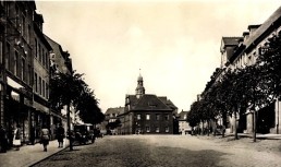 Ronneburg, Blick auf den Markt, um 1934