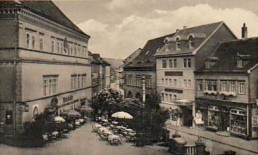 Ansicht des Marktes, um 1940