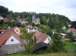 Blick auf Tautenburg