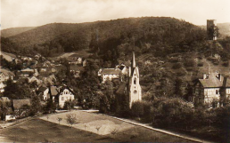 Blick auf Tautenburg, um 1940