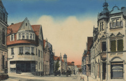 Ansicht von Zeulenroda, Schopper-Straße, um 1900