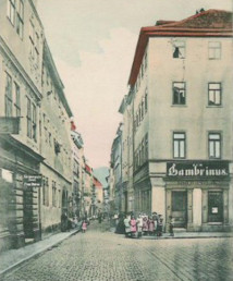 Jena, Collegiengasse, um 1900