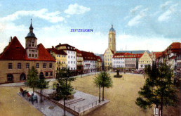 Jena, Marktplatz, um 1900