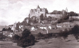 Blick auf Ranis, um 1920