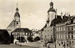 Schmölln, Markt, um 1930