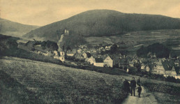 Ansicht von Steinbach-Hallenberg, um 1927