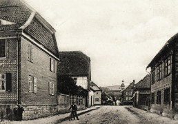 Großbodungen, Bahnhofstraße, um 1900