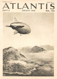 Umschlag der Zeitschrift Atlantis, 1930, Heft 8