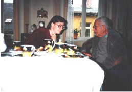 Annerose Kirchner und H. W. Katz in Mai 1991 Gera