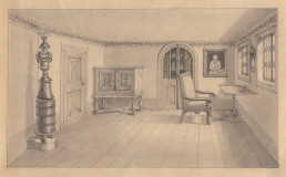 Schillerstube im vormals  Wolzogenschen Gutshaus, 1861