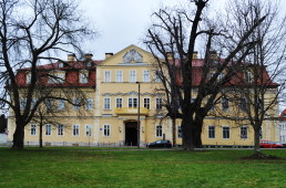 Die repräsentative Hauptfassade des Neuen Palais