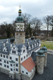 Das Schloss Neideck um 1580 als Modell im Maßstab 1:20
