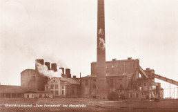 Ansichtskarte der Fabrikanlage „Fortschritt“, um 1932