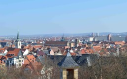 Blick auf die Stadt vom Petersberg