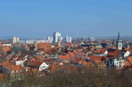 Blick auf die Stadt vom Petersberg