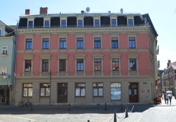 Die Thelemannsche Buchhandlung, nach 1945 in der in der Rittergasse 21