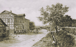 Volkenroda, Gasthof, um 1900