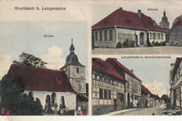 Grumbach, Ortsansichten, um 1915