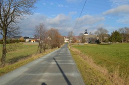 Mielesdorf, Blick auf den Ort