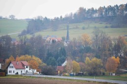 Sachsenbrunn, Blick auf den Ort