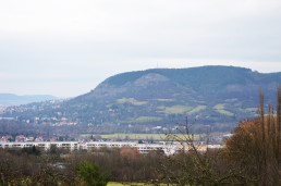 Blick auf den Hausberg von Winzerla