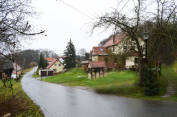 Blick auf den Gasthof