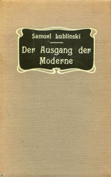 Bucheinband »Der Ausgang der Moderne«