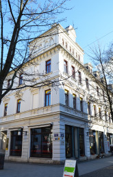 Schillerstr. 10, ehemalige Thelemannsche Buchhandlung (damals Schillerstr. 15)