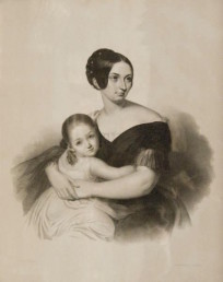 Caroline zu Sayn-Wittgenstein mit Tochter Marie