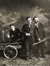 Lou von Salomé, Paul Rée und Nietzsche, 1882